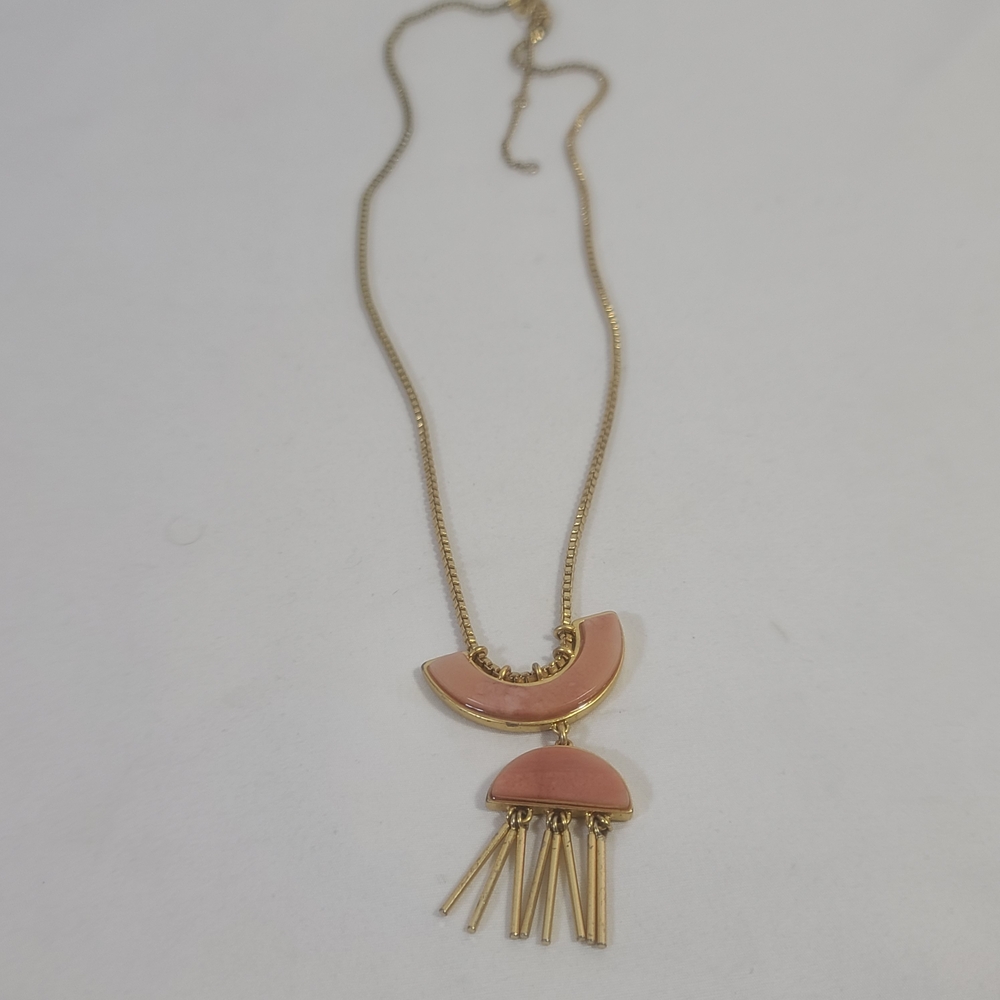 Madewell Jade Concept Fringe Necklace